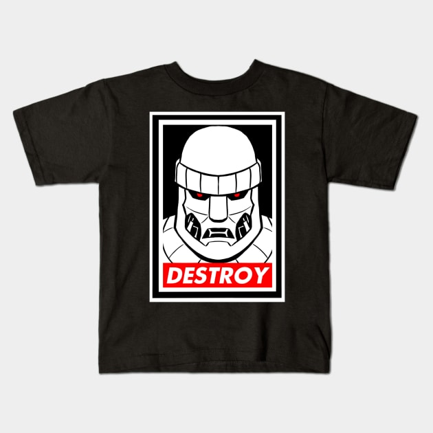 Destroy! Kids T-Shirt by mikelaidman